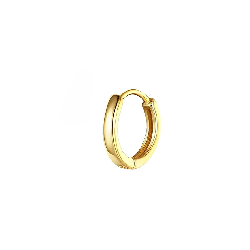 Flache Stecker Ohrringe für Damen