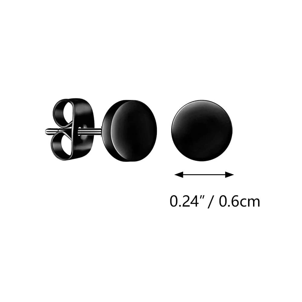 Flache Stecker Ohrring für Herren
