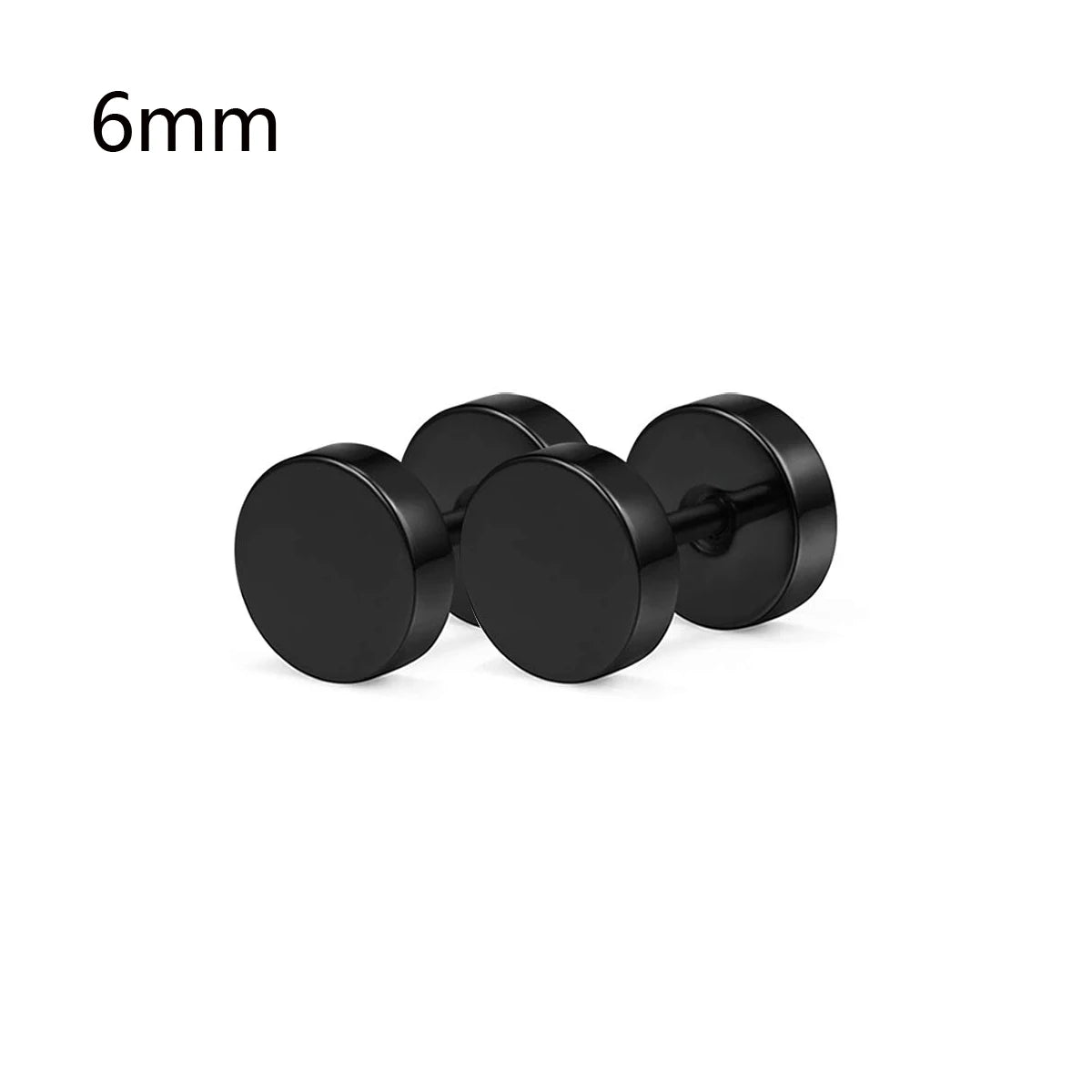 Flache Stecker Ohrring für Herren