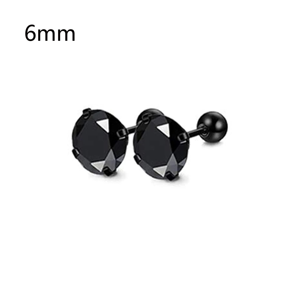 Flache Stecker Ohrring für Herren