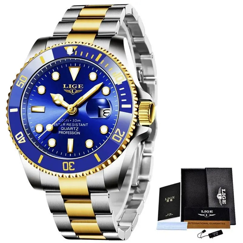 LIGE Luxus Sport Herrenuhr
