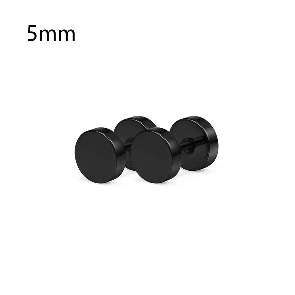 Flache Stecker Ohrring für Herren