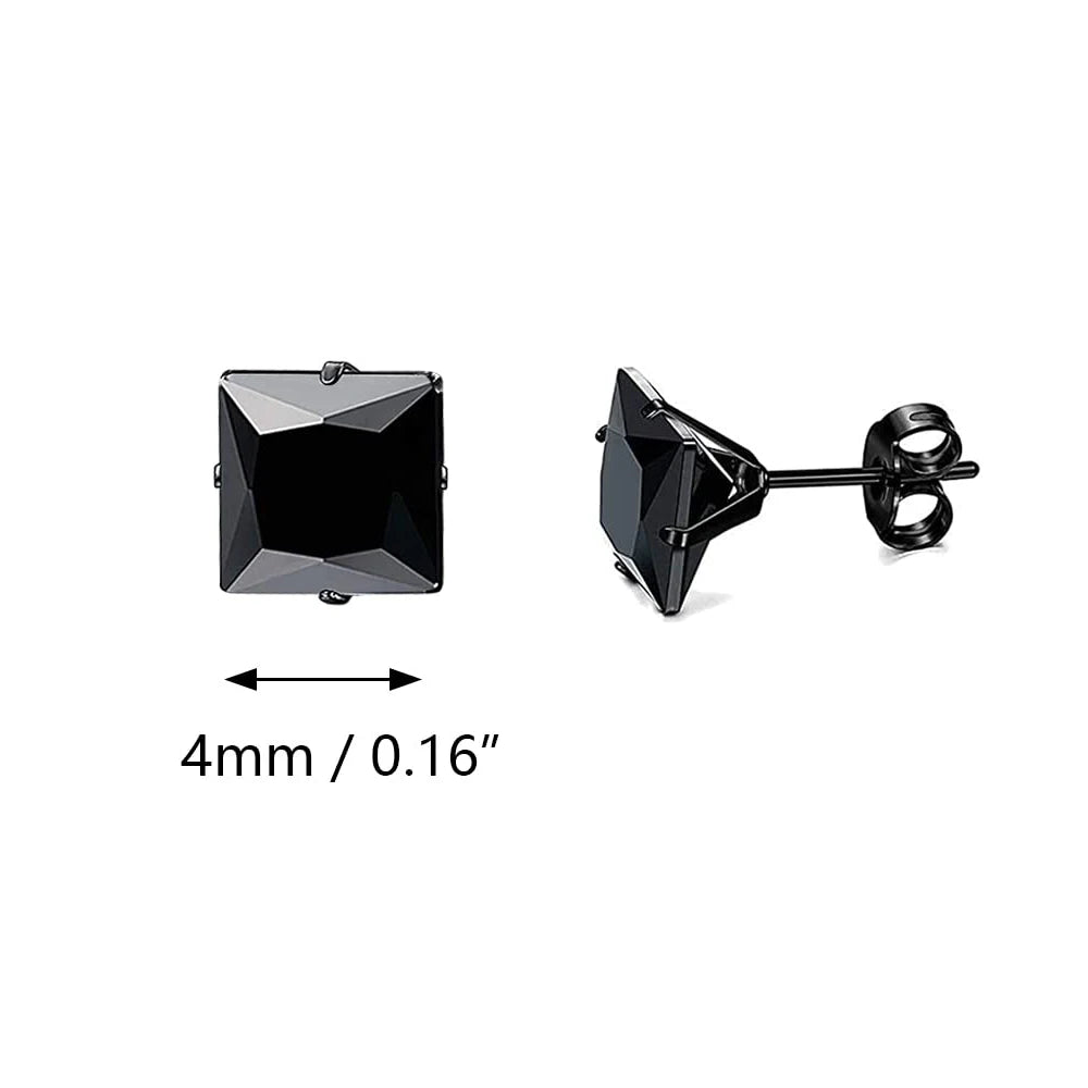 Flache Stecker Ohrring für Herren