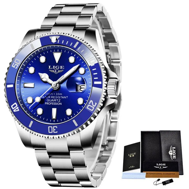 LIGE Luxus Sport Herrenuhr