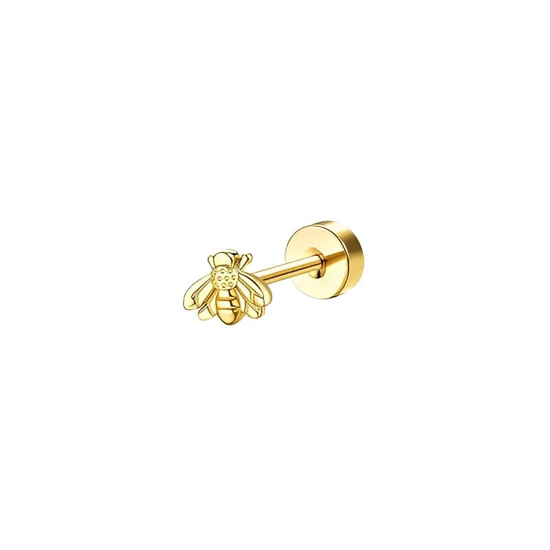 Flache Stecker Ohrringe für Damen