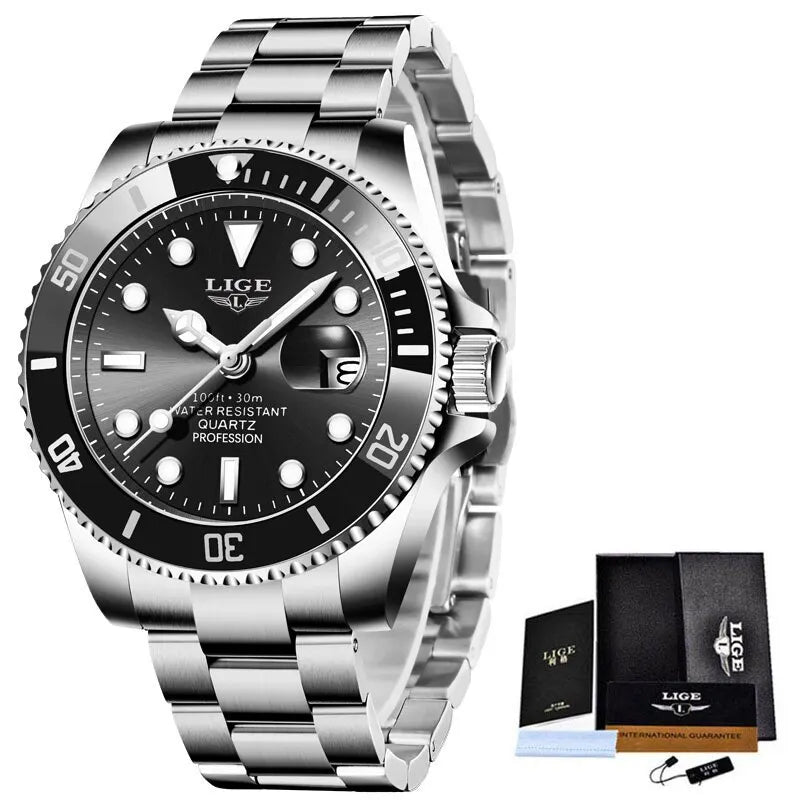 LIGE Luxus Sport Herrenuhr