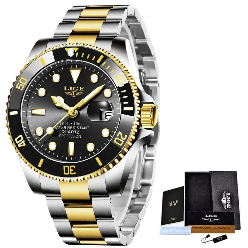 LIGE Luxus Sport Herrenuhr