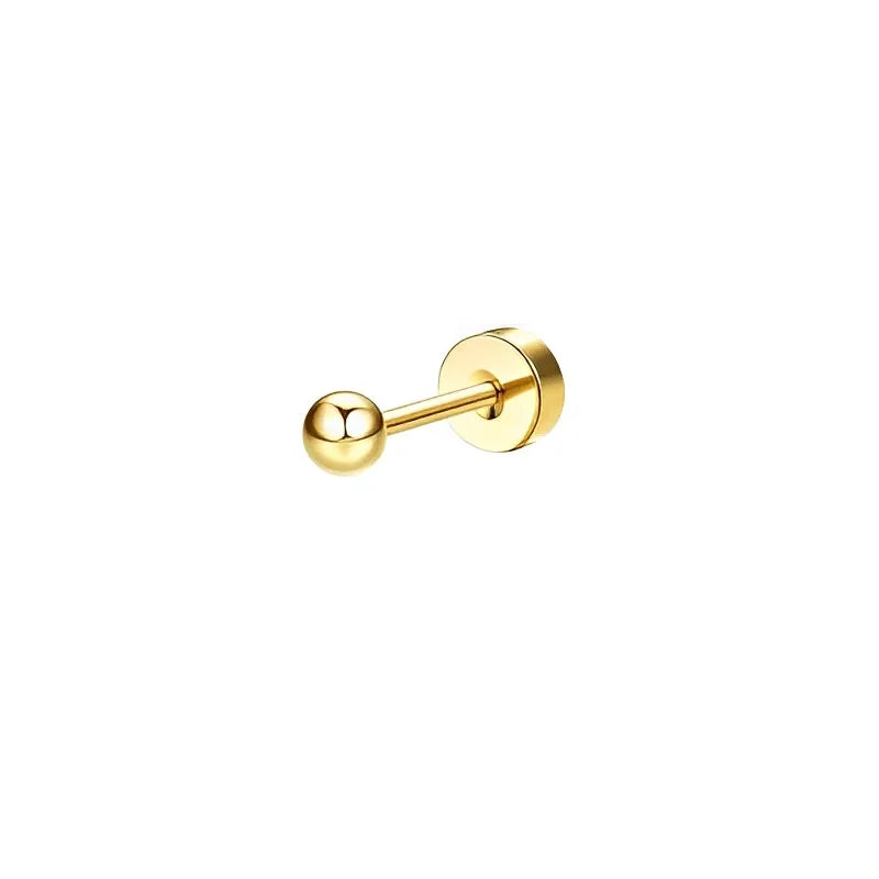 Flache Stecker Ohrringe für Damen
