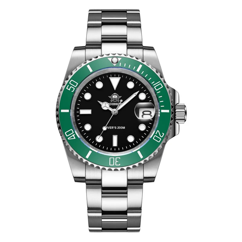 ADDIESDIVE Edelstahl Uhr