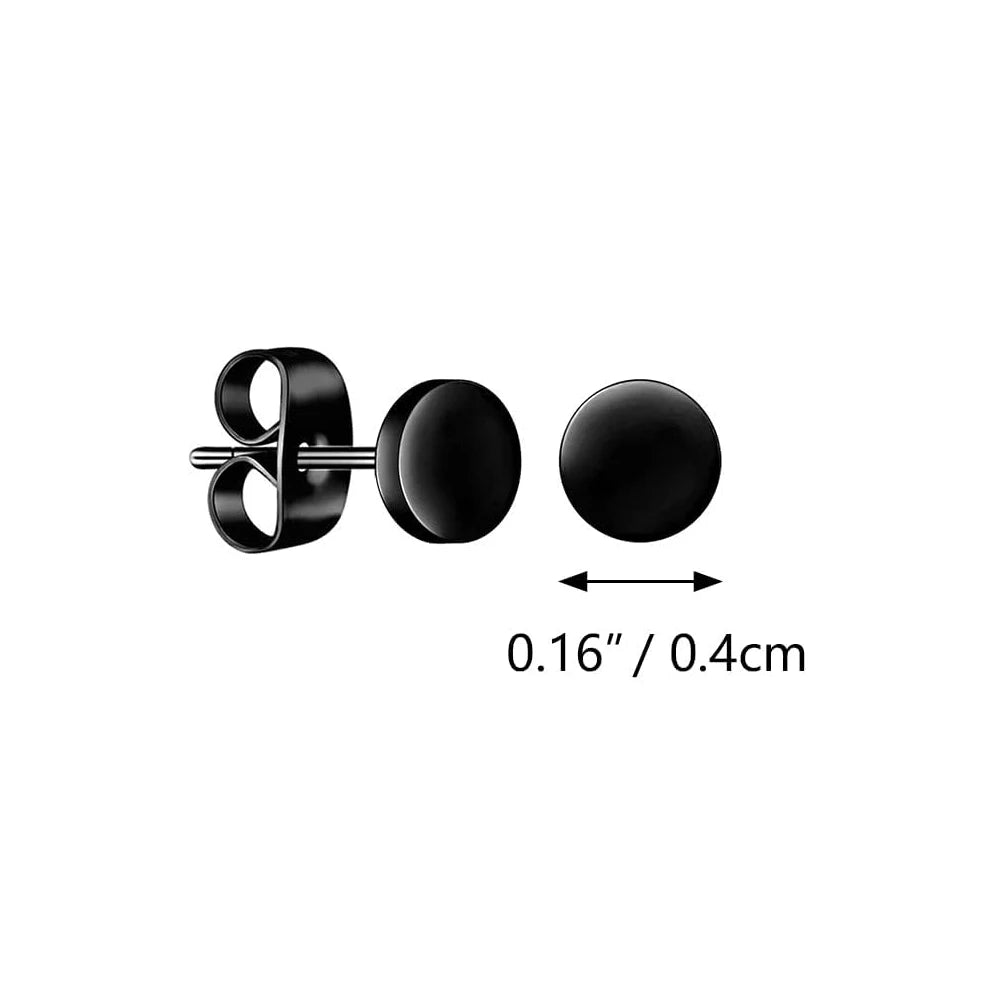 Flache Stecker Ohrring für Herren