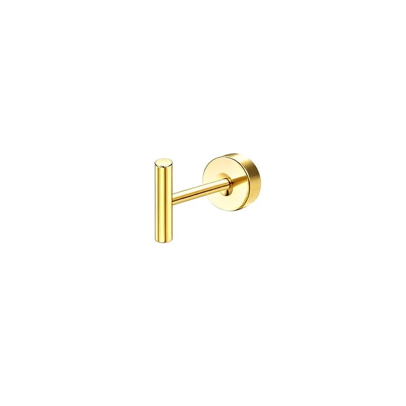 Flache Stecker Ohrringe für Damen