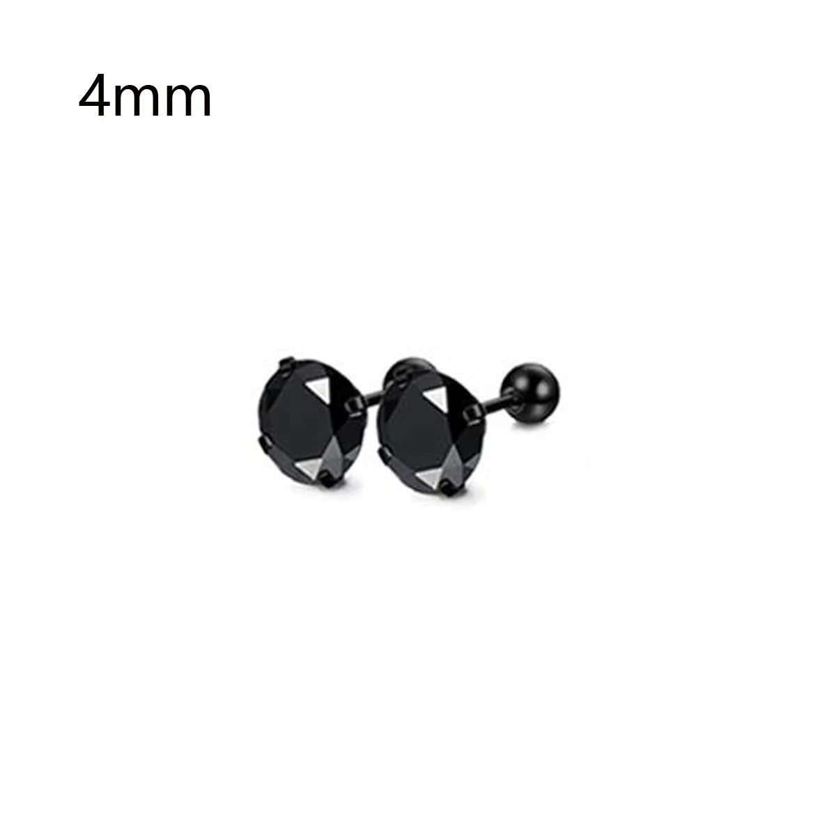 Flache Stecker Ohrring für Herren