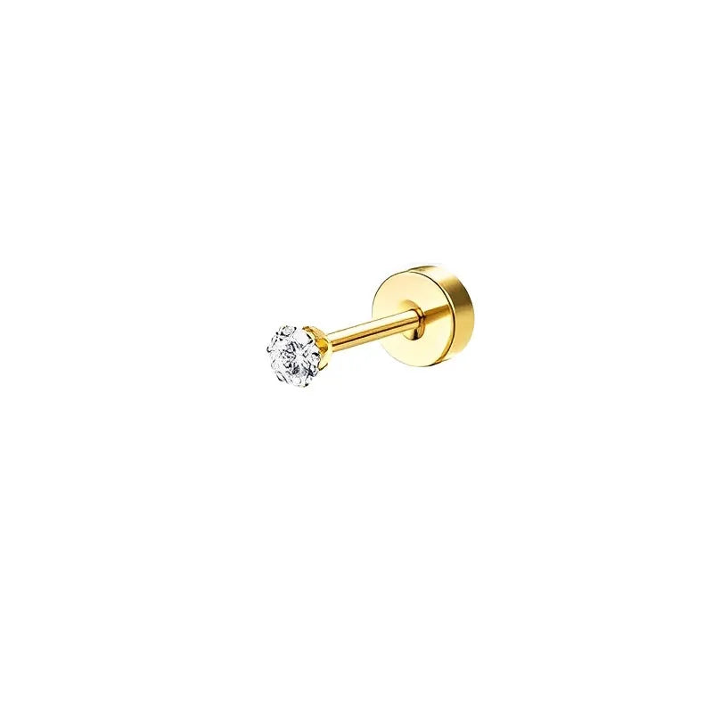 Flache Stecker Ohrringe für Damen