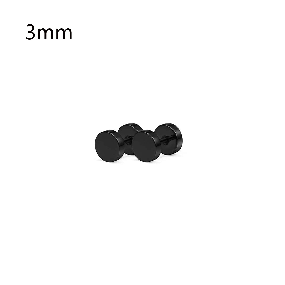 Flache Stecker Ohrring für Herren