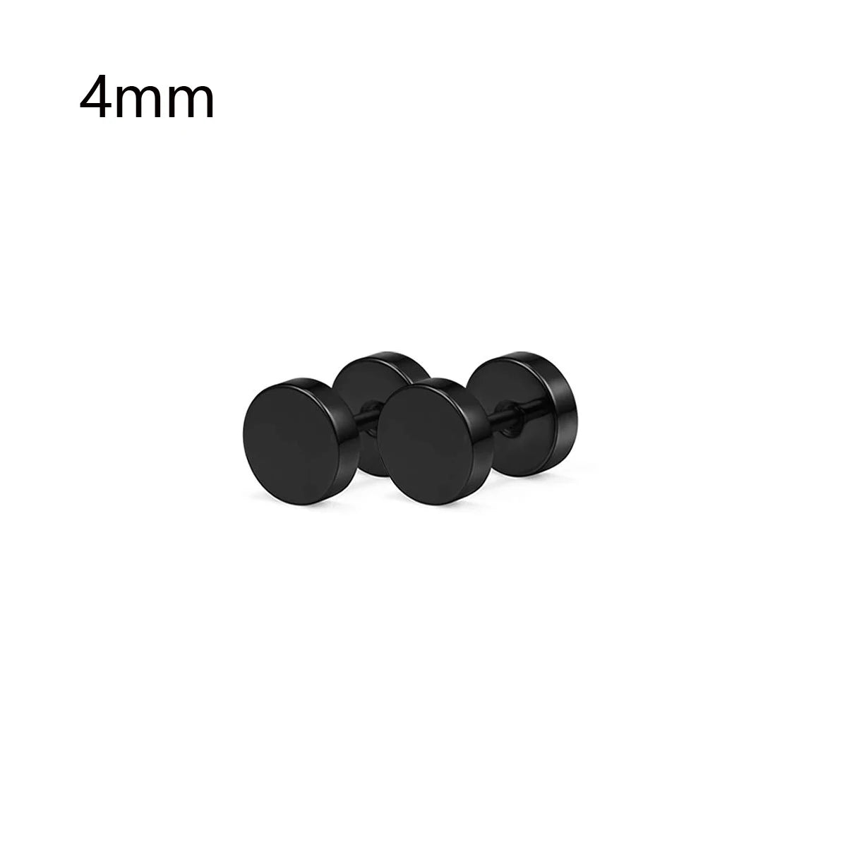 Flache Stecker Ohrring für Herren