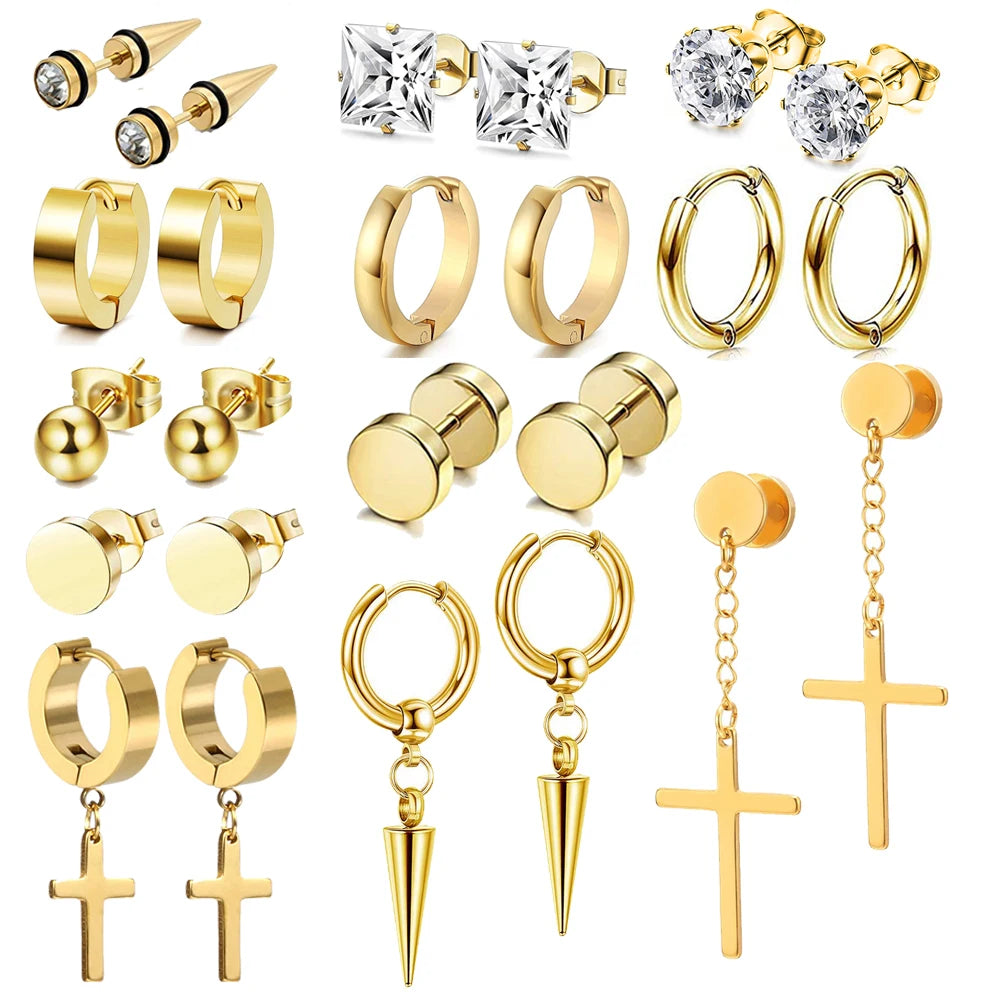 Elegante Herren Ohrringe