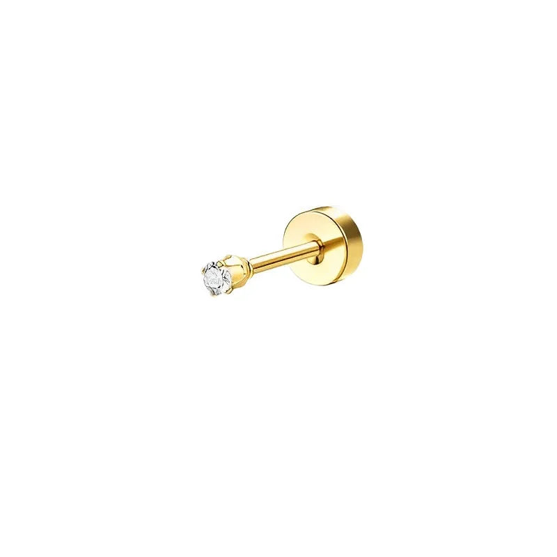Flache Stecker Ohrringe für Damen