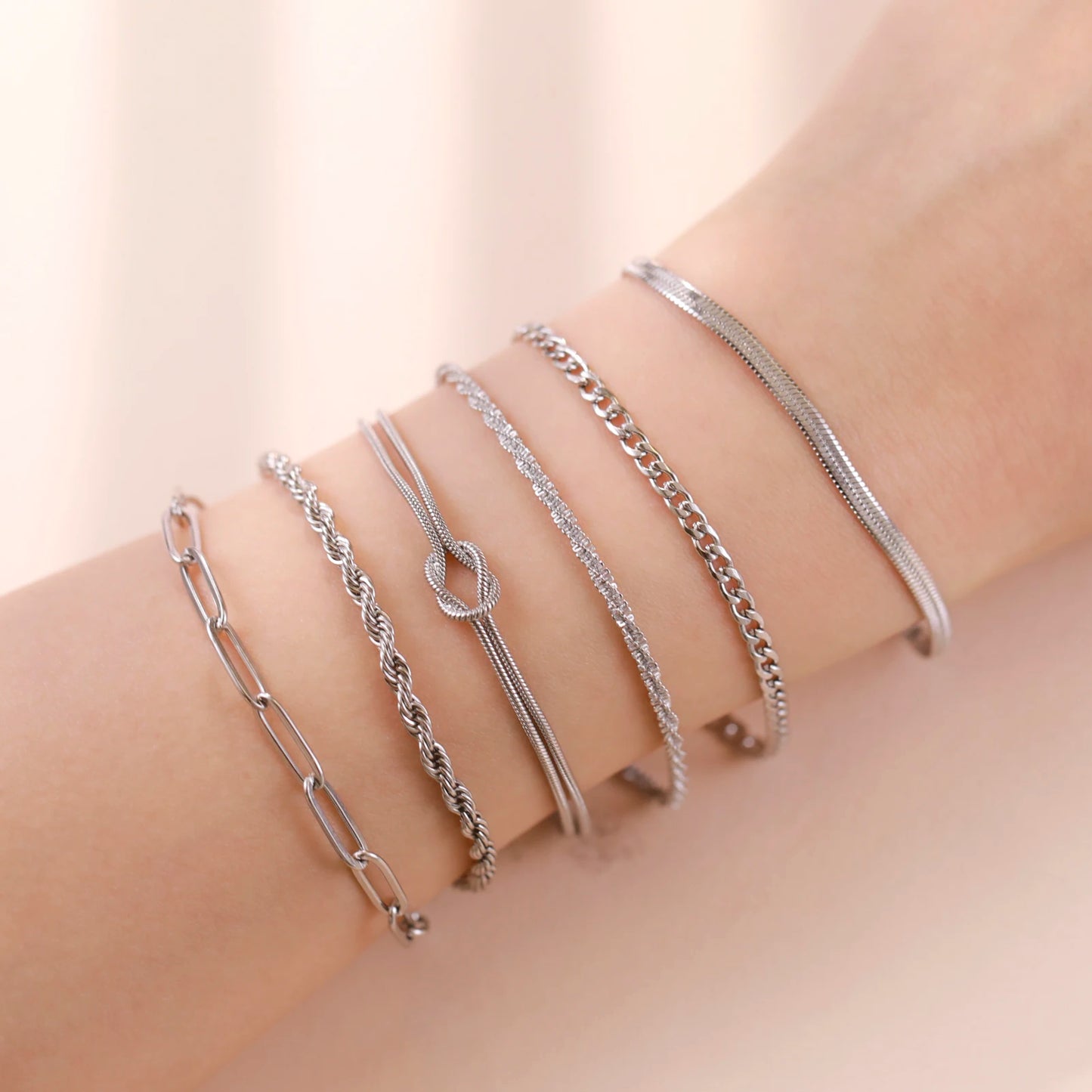 Damen Edelstahl Goldkette