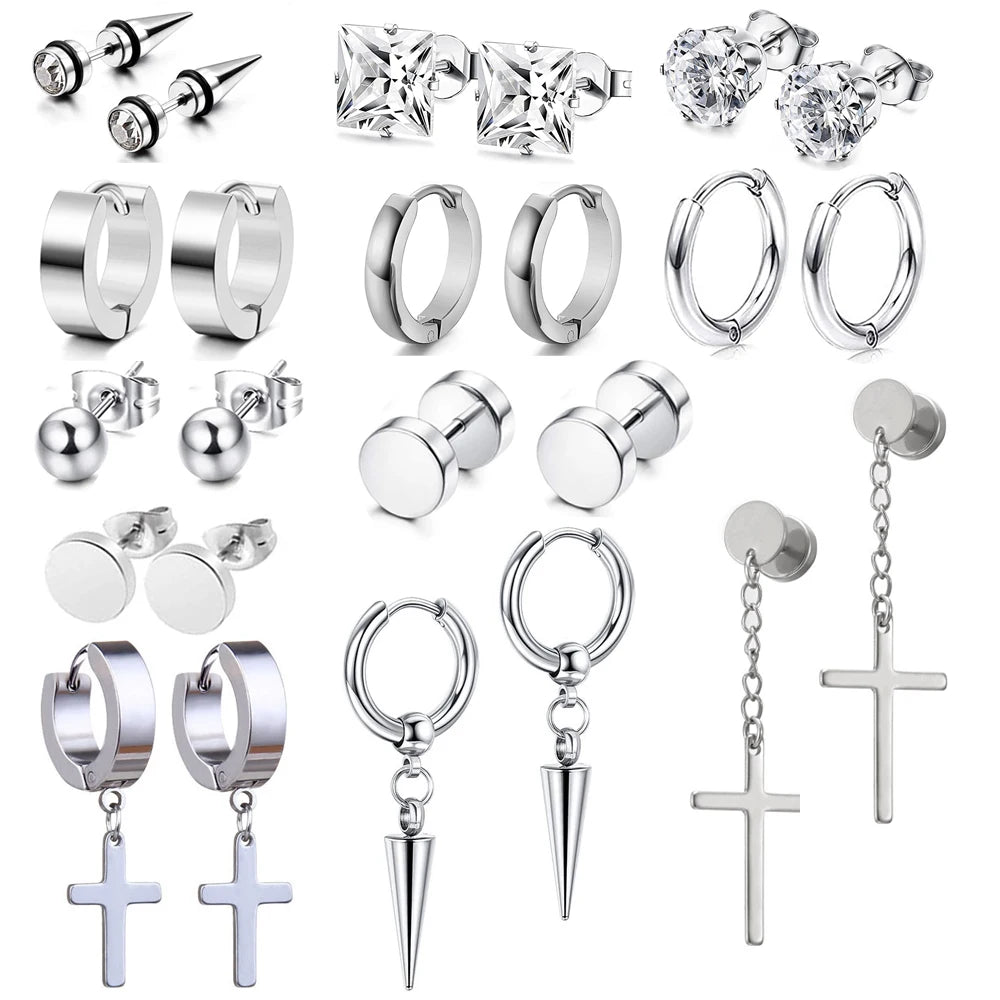 Elegante Herren Ohrringe
