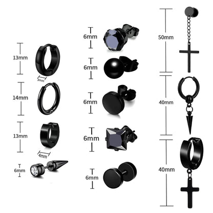 Elegante Herren Ohrringe