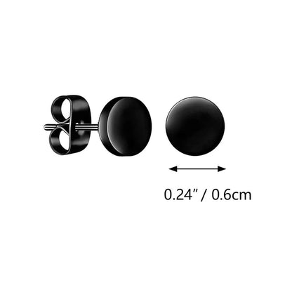 Flache Stecker Ohrring für Herren