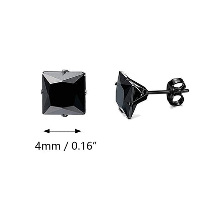 Flache Stecker Ohrring für Herren