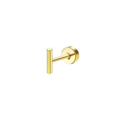 Flache Stecker Ohrringe für Damen