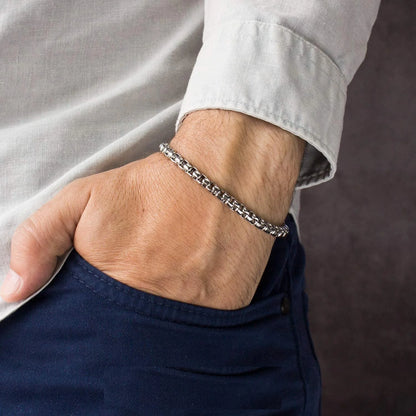 CRUCIO Edelstahl Herren Armband