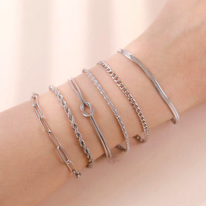 Damen Edelstahl Goldkette