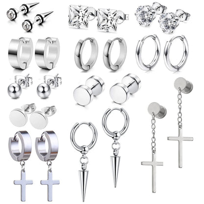 Elegante Herren Ohrringe