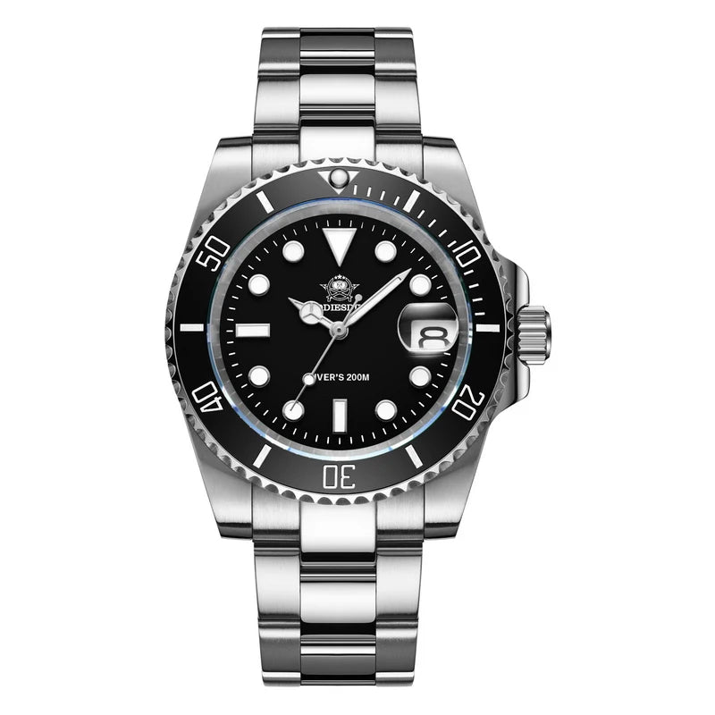 ADDIESDIVE Edelstahl Uhr